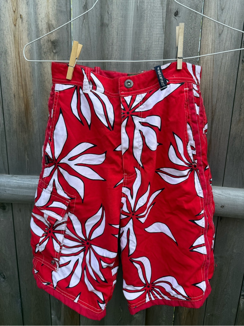 WearFirst Reversible Floral Pants – Kids 16 / Women S